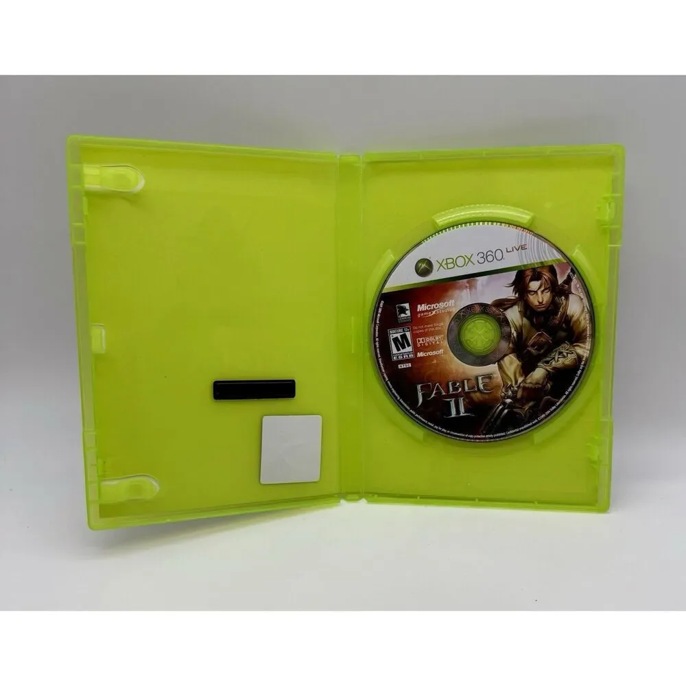 Fable 2 (Xbox 360, 2018)‎ Game And Case, No Manual Tested